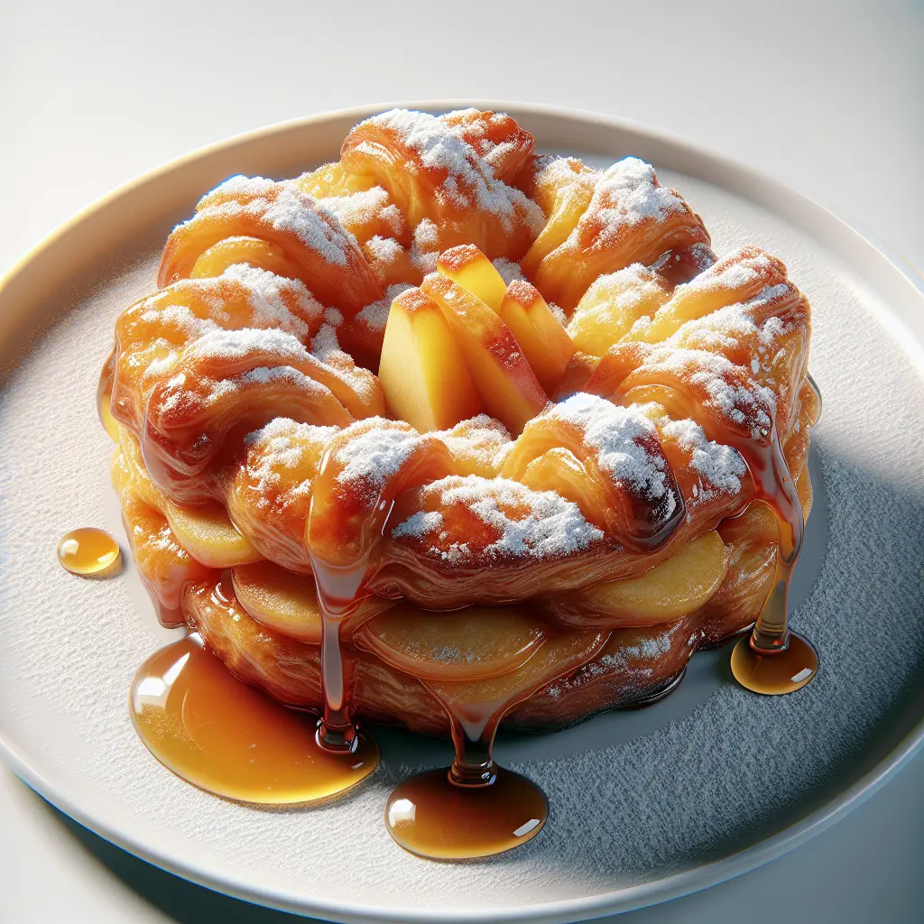 Indulge in the Sweet Delights of an Apple Fritter