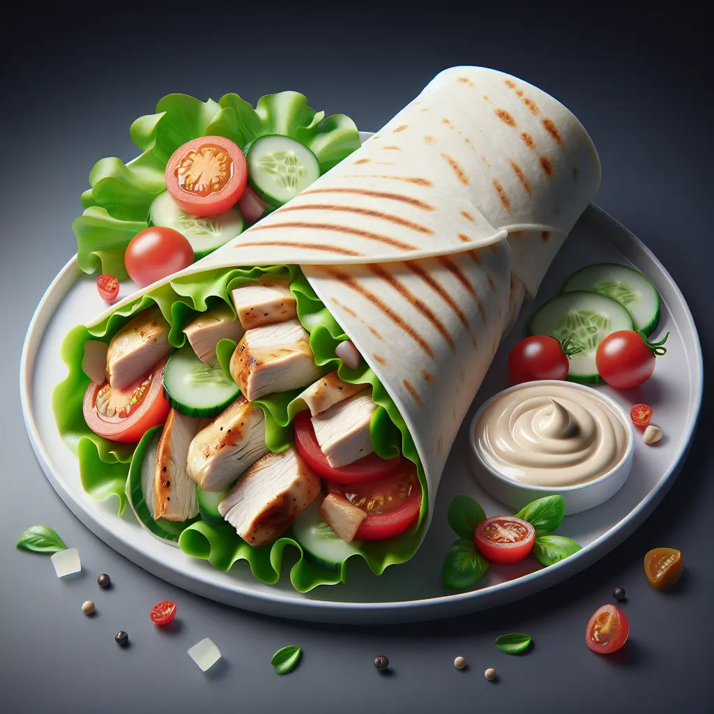 Savor the Delightful Symphony of Flavors: The Chicken Salad Wrap