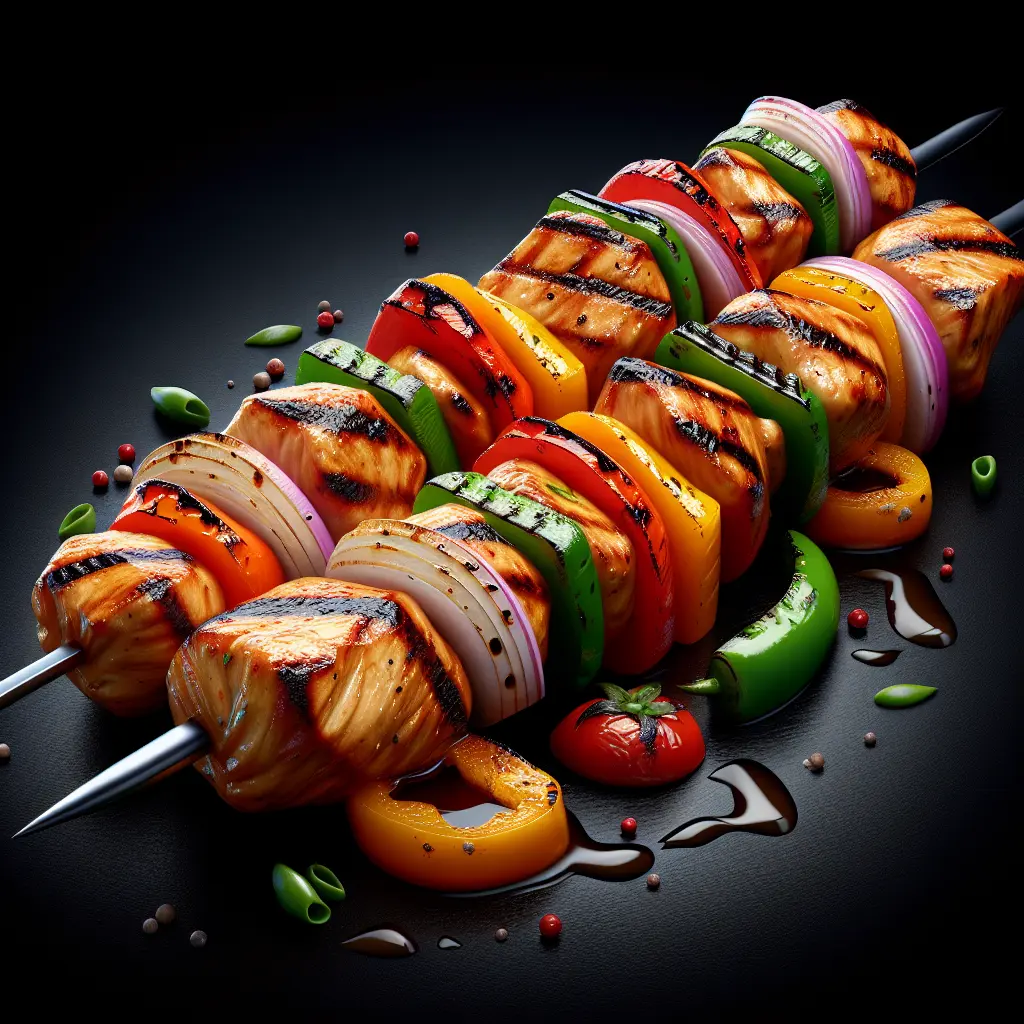 Savor the Delightful Flavors of Chicken Skewers