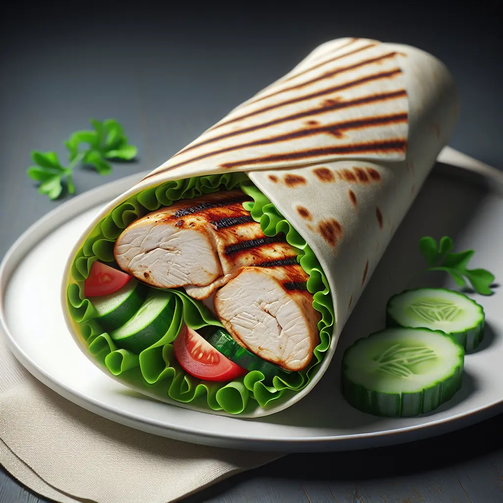 The Delightful Chicken Wrap: A Flavorful and Balanced Meal