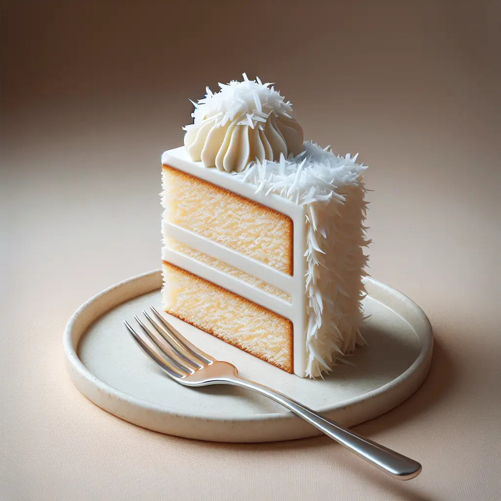 Indulge in the Tropical Delight of Coconut Cake