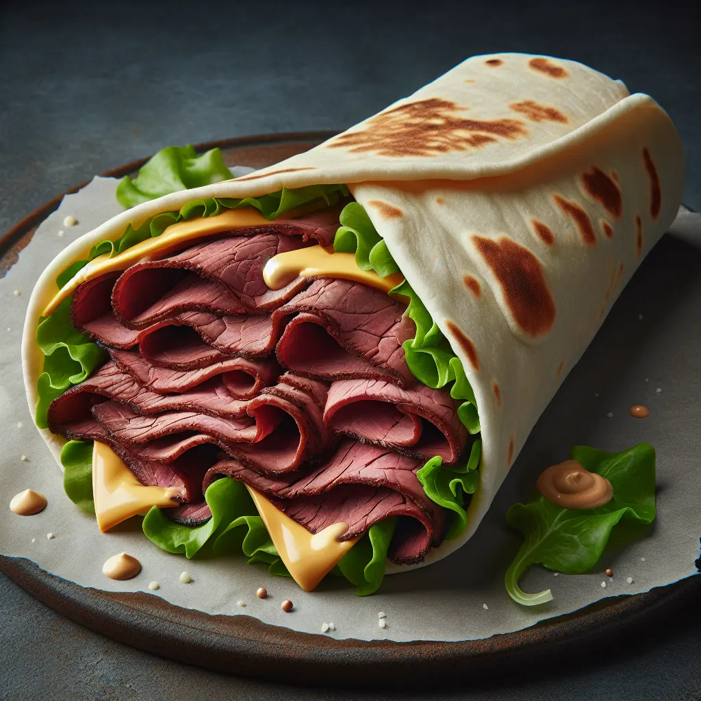 Indulge in a Hearty Symphony of Flavors: Roast Beef Wraps