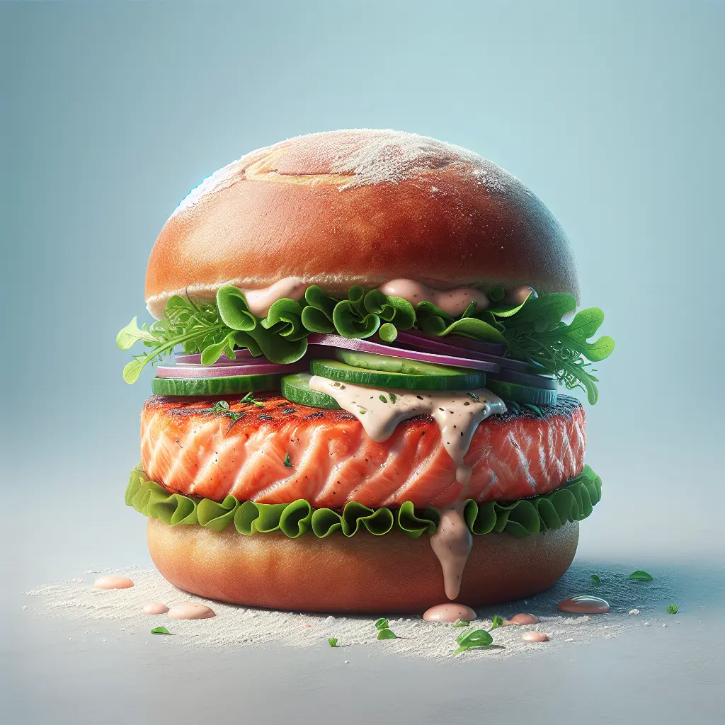 Indulge in the Delightful Salmon Burger: A Symphony of Flavors and Nutrients