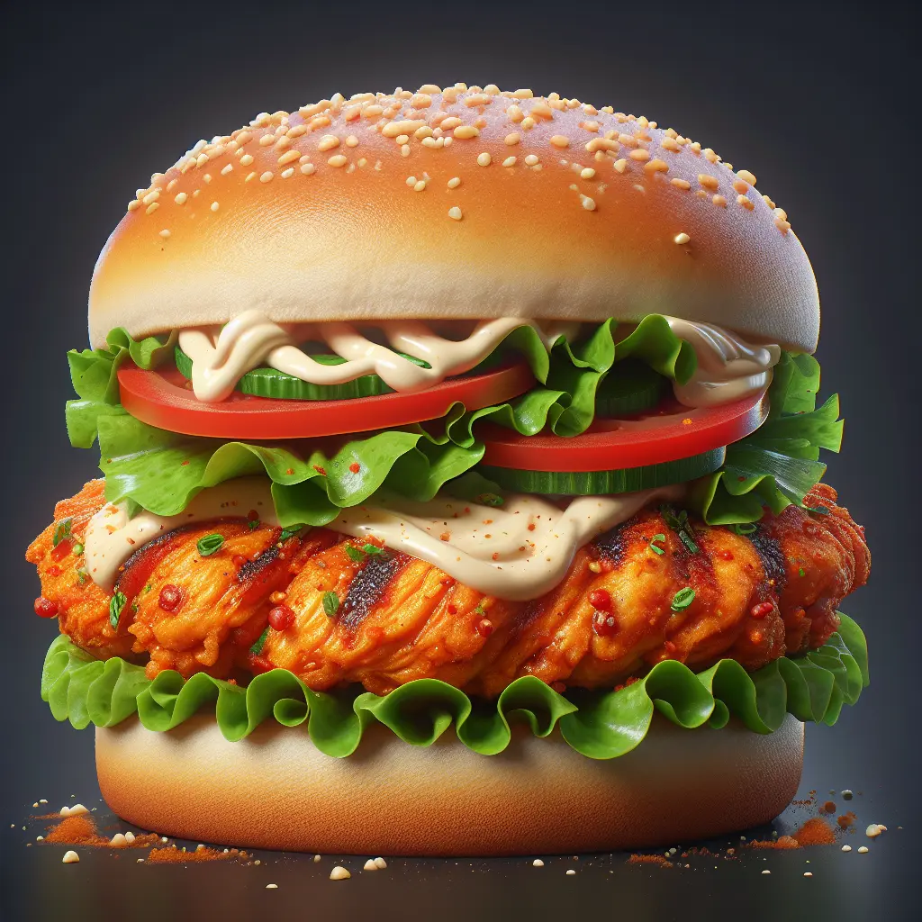 Indulge in the Spicy Rush: A Culinary Adventure with the Spicy Chicken Sandwich