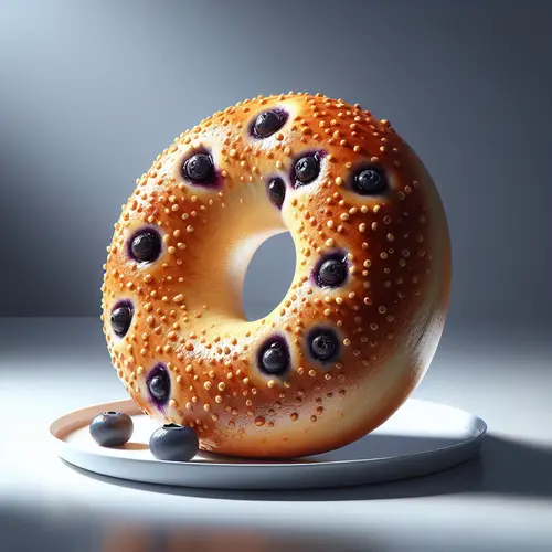 Blueberry Bagel: A Nutritious Treat for Breakfast or Snack Time