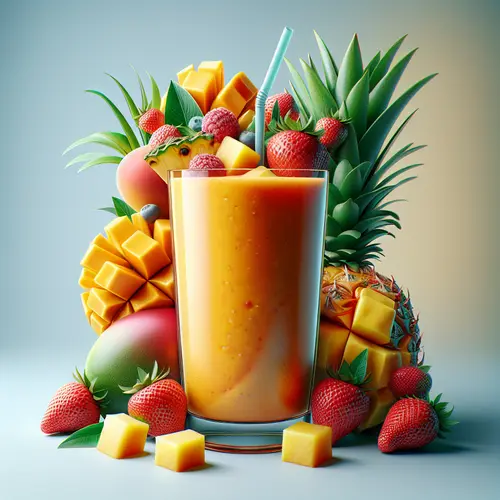 Tropical Smoothie: A Burst of Fruity Flavors for a Health-Conscious Lifestyle