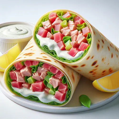 Tuna Wrap: A Sandwich Packed with Protein and Freshness