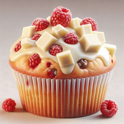 Indulge in the Sweet Symphony of White Chocolate Raspberry Muffins